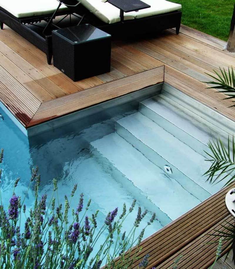 Edelstahlpools nach Maß